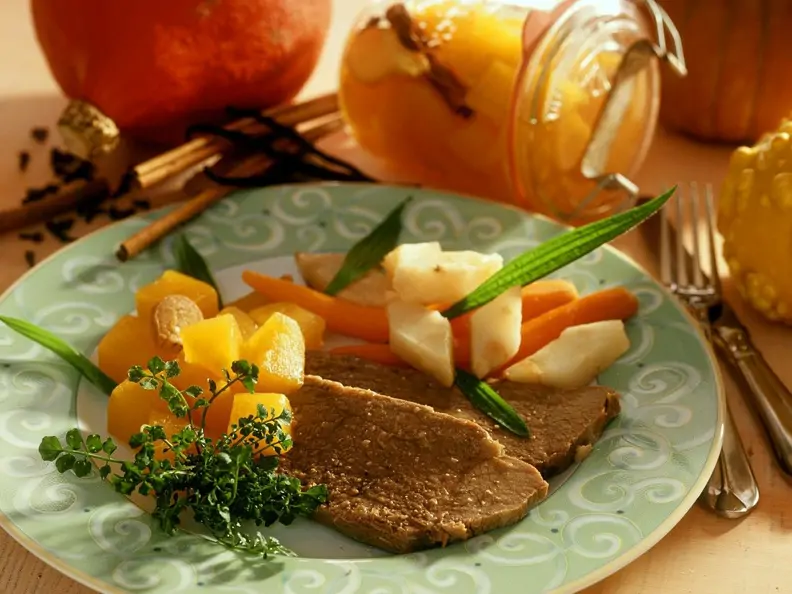 Tafelspitz mit Gemüse