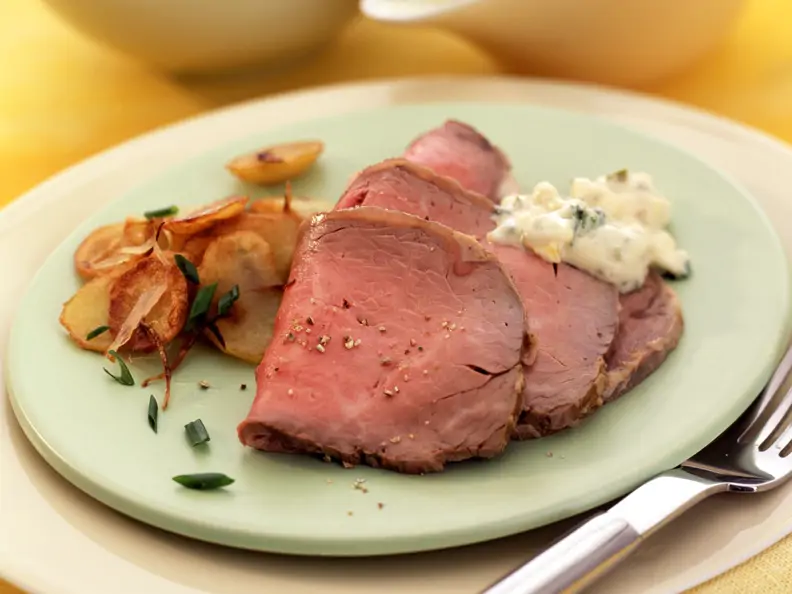 Roastbeef mit Remouladensauce