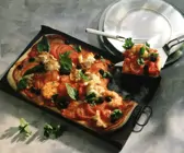 Tomaten-Fisch-Pizza