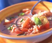 Tomatensuppe mit Reis