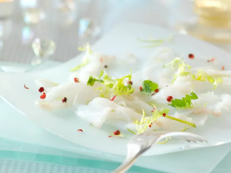 Carpaccio vom Seeteufel