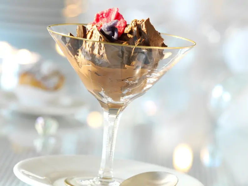 Mousse au chocolat mit Grappa