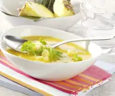 Kürbis-Ananas-Suppe