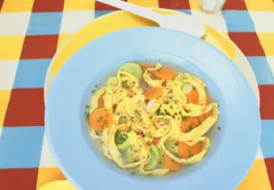 Frittatensuppe vegetarisch