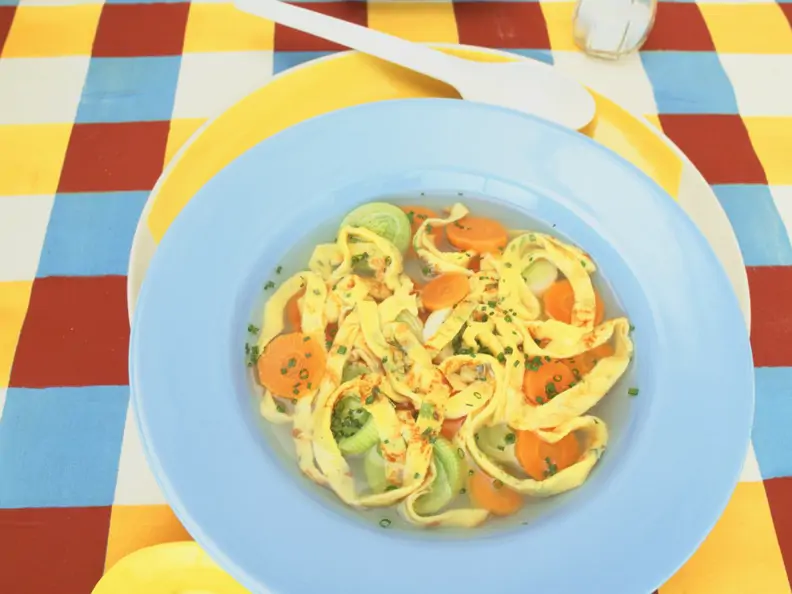 Frittatensuppe vegetarisch