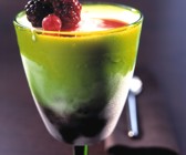 Rumtopf-Zimt-Parfait