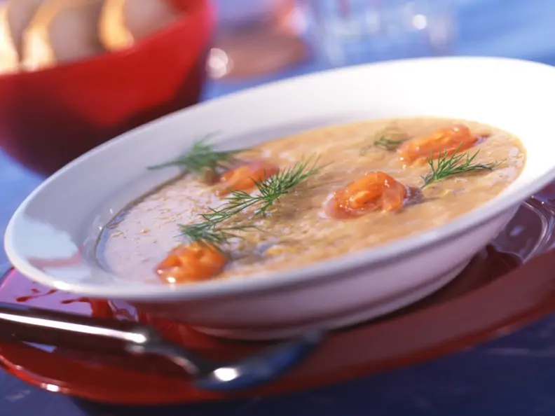 Linsencremesuppe