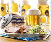 Leberkäse mit Kartoffelsalat