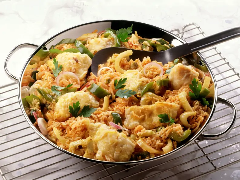 Fischpaella