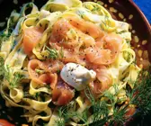 Tagliatelle mit Lachs