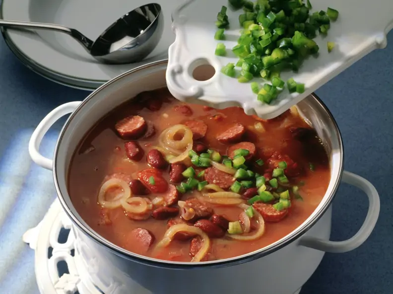Tomaten-Bohnen-Suppe