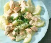 Lachs-Kohlrabi-Ragout