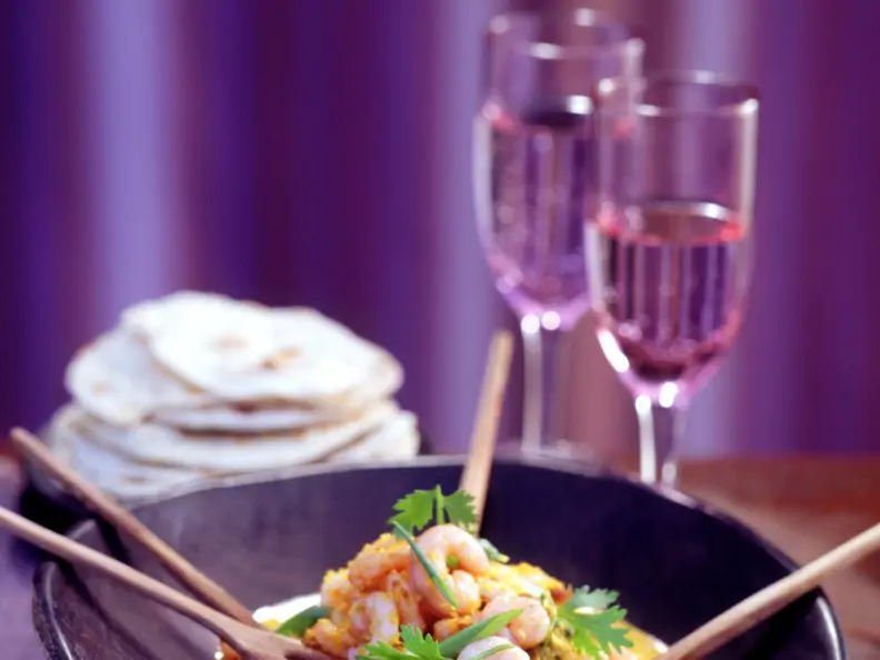 Curry-Shrimps