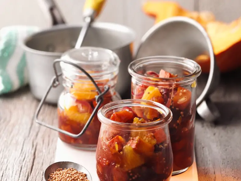 Kürbis-Orangen-Chutney