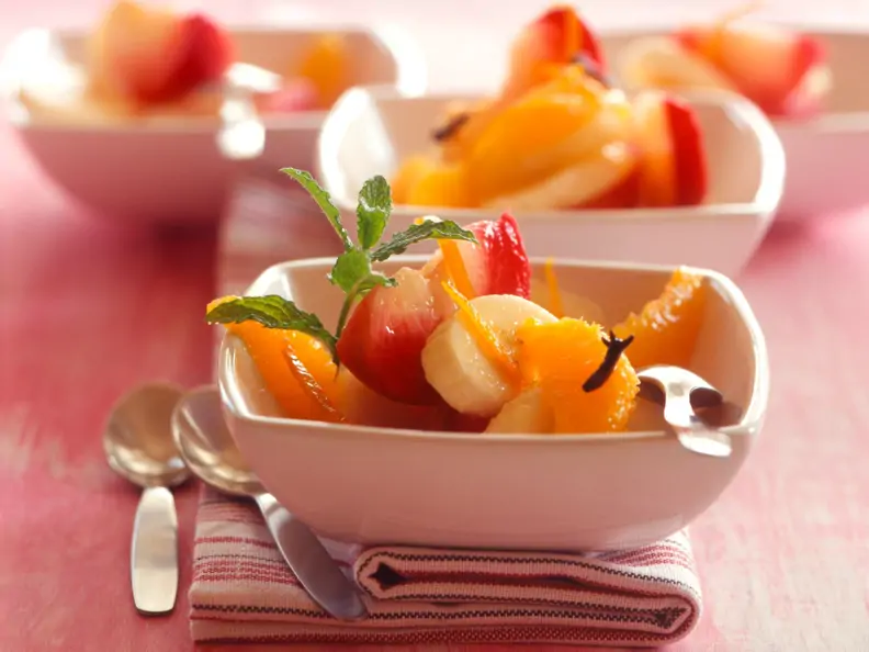 Maraschino-Obstsalat