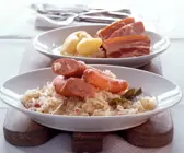 Elsässer Sauerkrautplatte (Choucroute garnie)