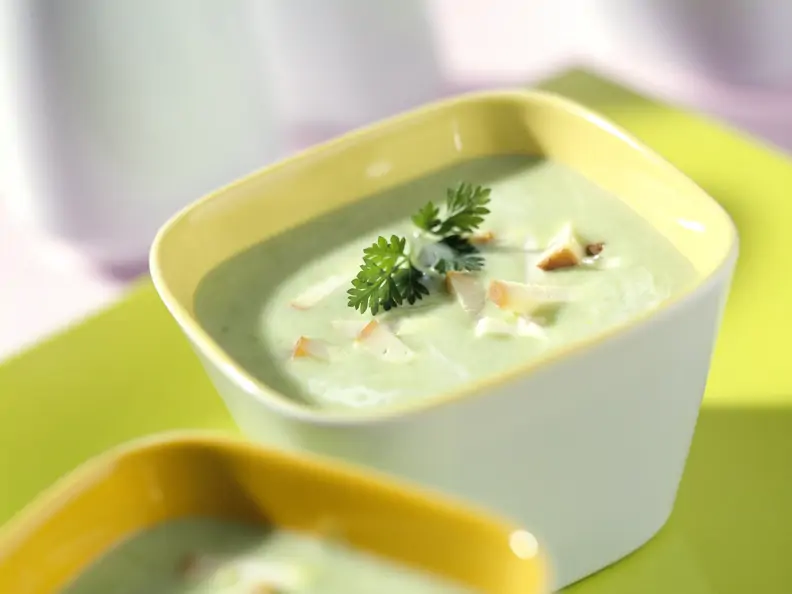 Erbsenrahmsuppe
