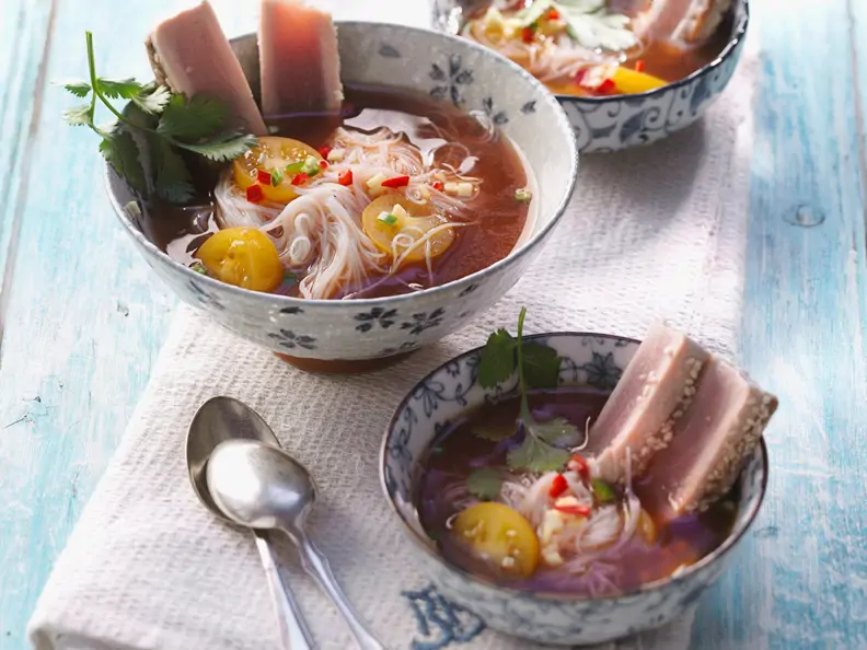 Asiatische Tomatensuppe