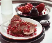 Lammkeule mit Granatäpfeln