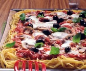 Spaghetti-Pizza