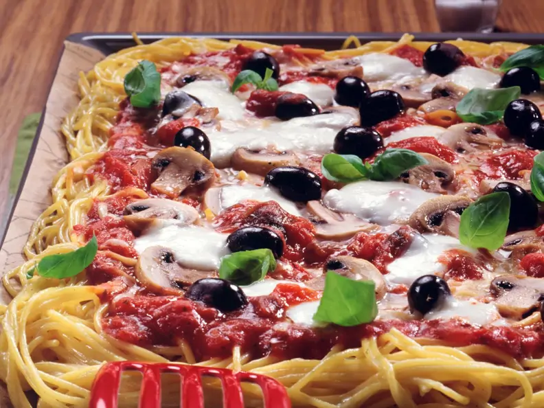 Spaghetti-Pizza