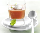 Ingwer-Tomatensuppe mit Sahne