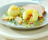 Kartoffelklöße mit Meerrettich