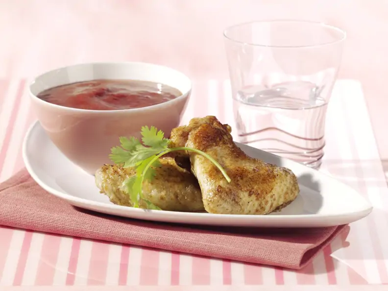 Chicken Wings mit scharfer Pflaumensauce