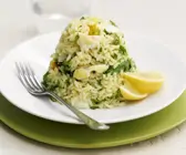 Reis mit Räucherfisch und Ei (Kedgeree)