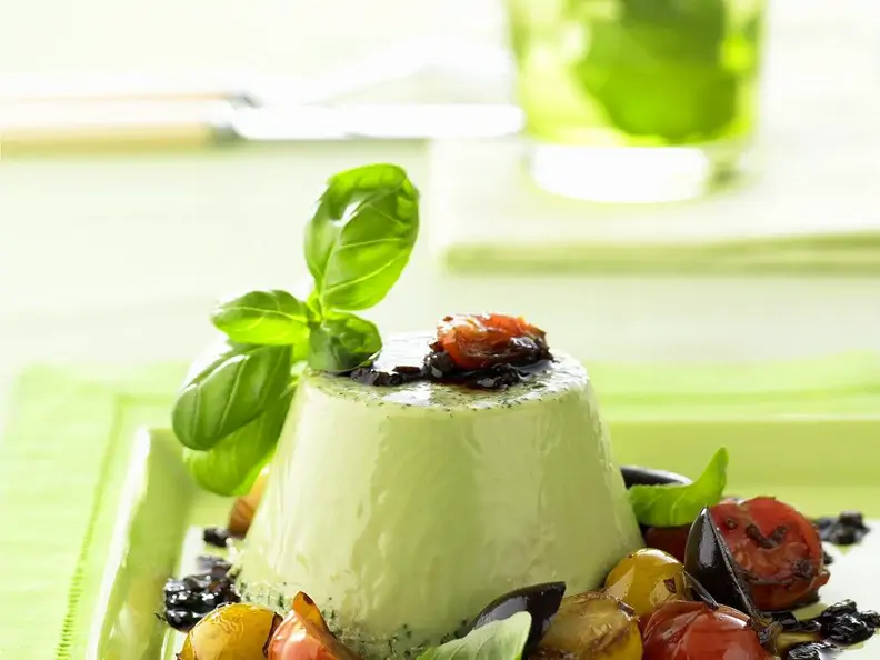 Kräuter-Panna Cotta