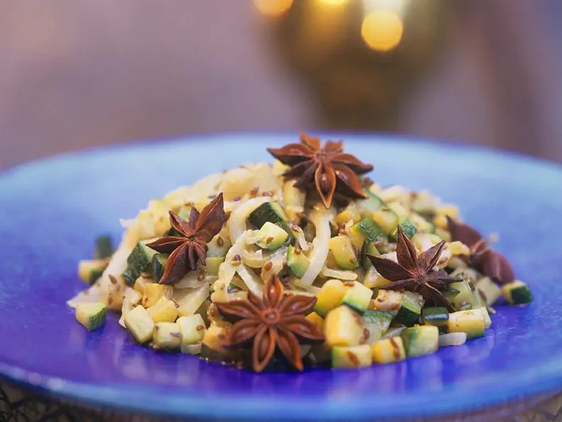 Fenchelgemüse mit Zucchini