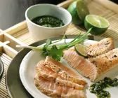 Lachs mit Asia-Pesto