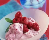 Blitz-Joghurt-Himbeereis