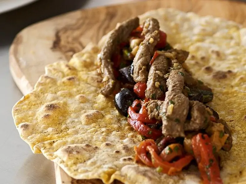 Wraps mit Lammfüllung