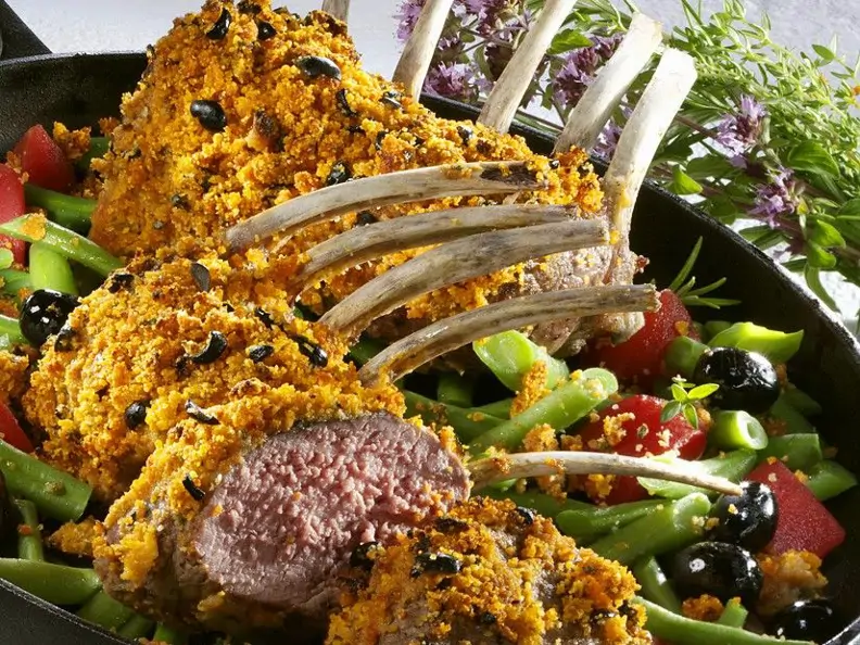 Lammkarree mit Kräuterkruste