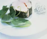 Pochierter Lachs
