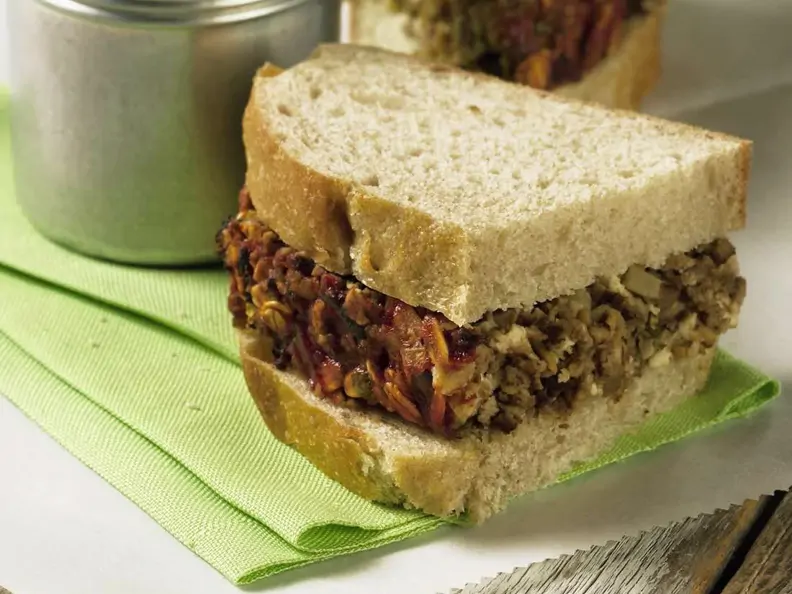 Hackbraten-Sandwich