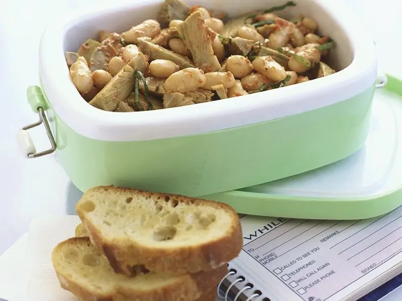 Artischockensalat mit Bohnen