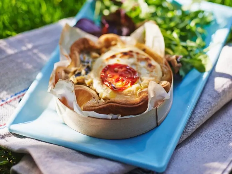 Käse-Torteletts mit Birne