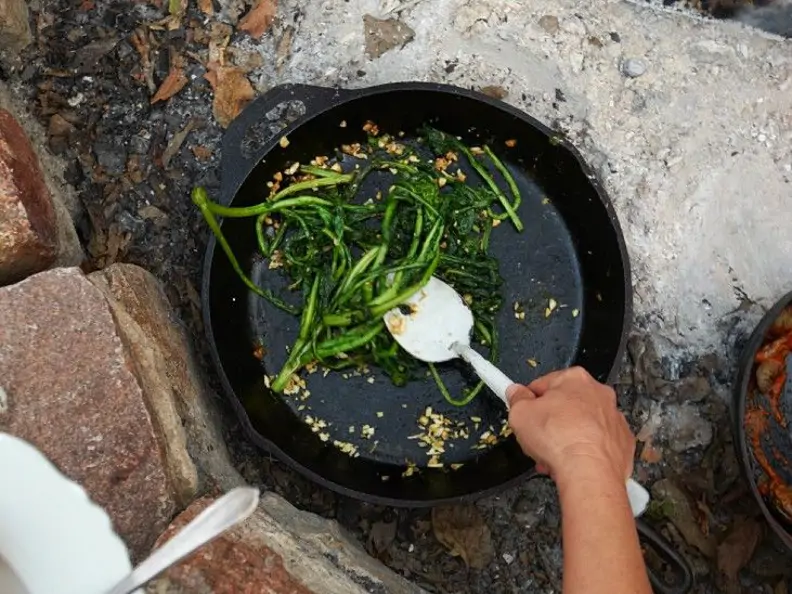 Gebratener Stängelkohl