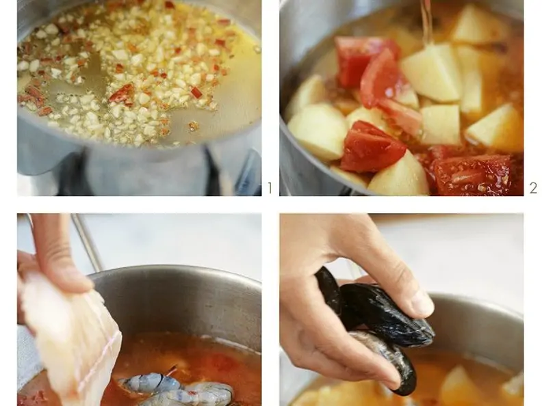 Fischsuppe aus Italien