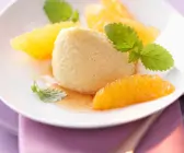 Zitronendessert mit fruchtigem Karamell