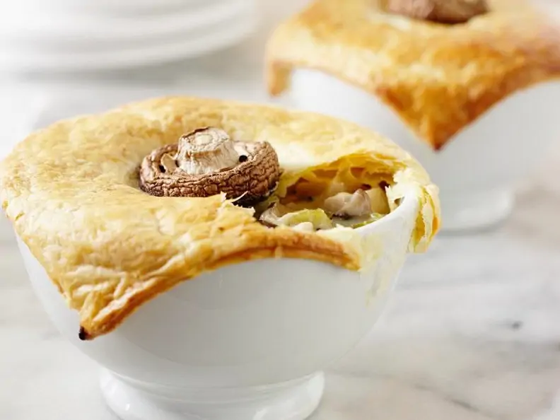 Hühnchenpastete mit Gemüse