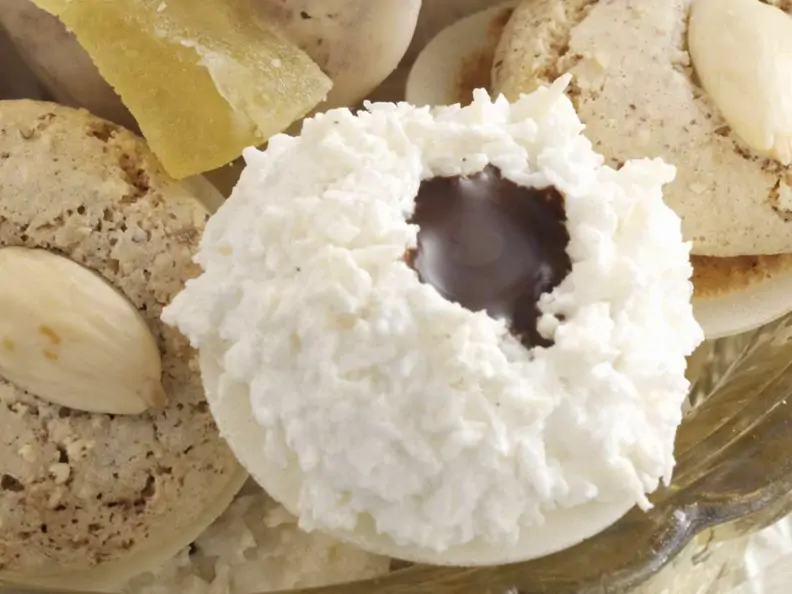 Makronen mit Kokos