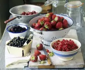 Beeren für Marmelade