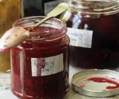 Marmelade aus Himbeern