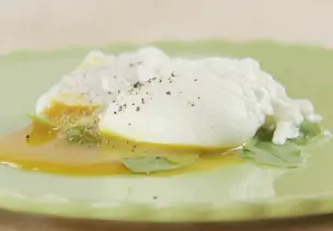 Pochierte Eier