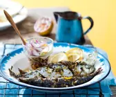 Sardinen vom Grill mit Linsen-Fenchel-Salat