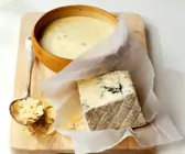 Mandel-Blauschimmelkäse-Soße