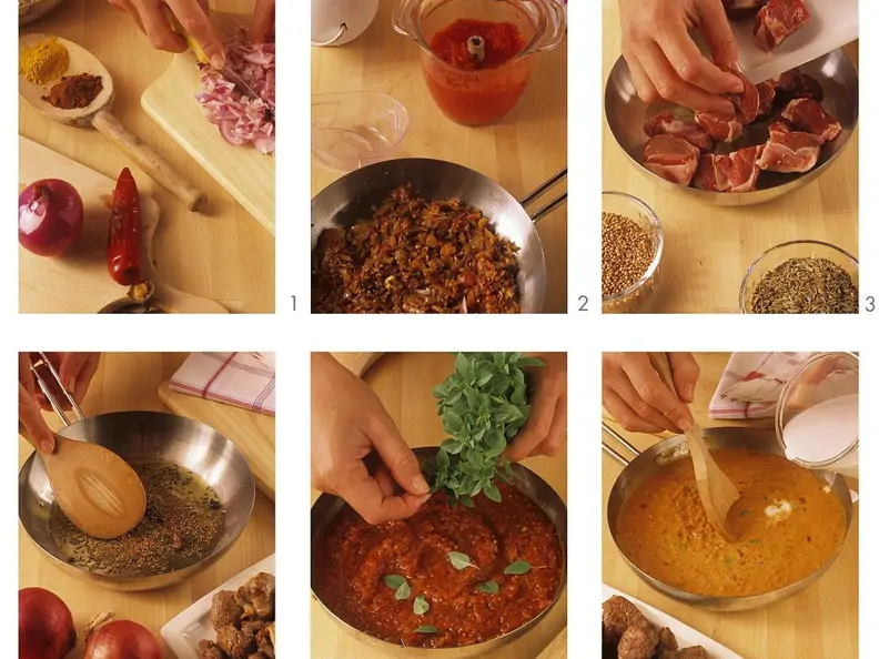 Lamm-Curry zubereiten